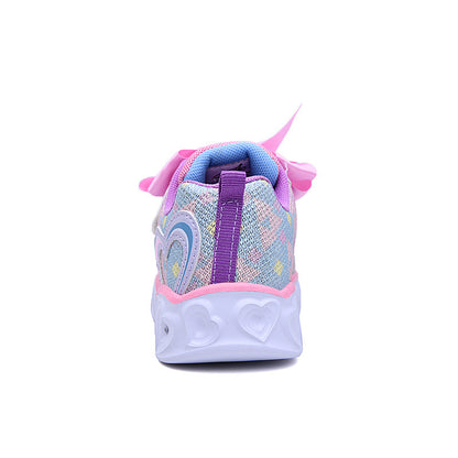 bunte, leuchtende Mädchenschuhe