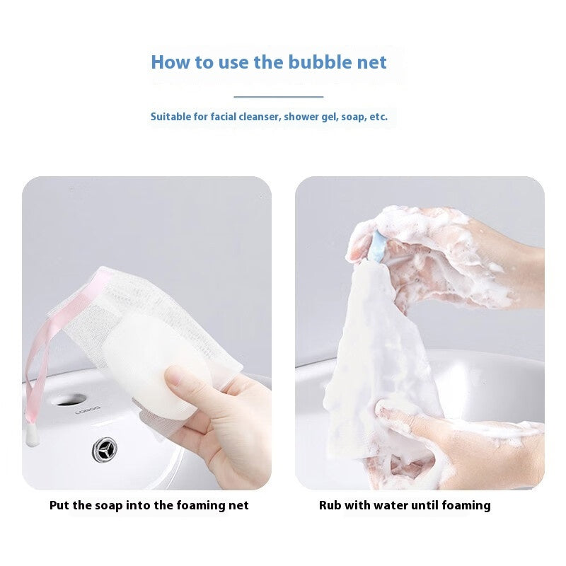 Face Wash Handmade Soap Foaming Net Cleansing
