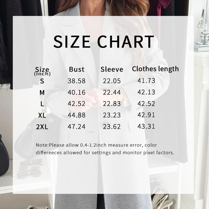 Damen-Trenchcoat mit fallendem Revers, einreihiger, mittellanger Mantel