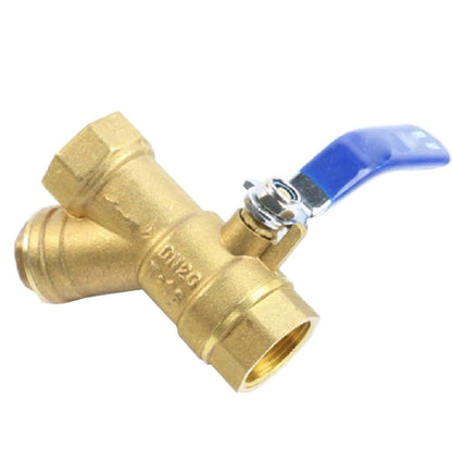 Messing-Filterkugelventil Y-förmiges Filterkugelventil