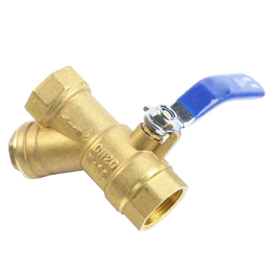 Messing-Filterkugelventil Y-förmiges Filterkugelventil