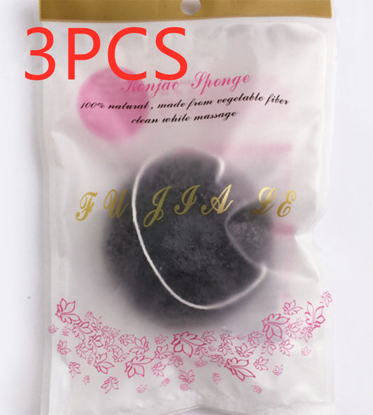 Natural Konjac Face Wash Puff Konjac Face Wash Cotton Bamboo Charcoal Face Wash Puff