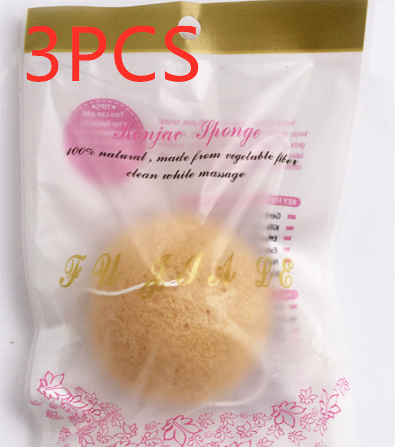 Natural Konjac Face Wash Puff Konjac Face Wash Cotton Bamboo Charcoal Face Wash Puff