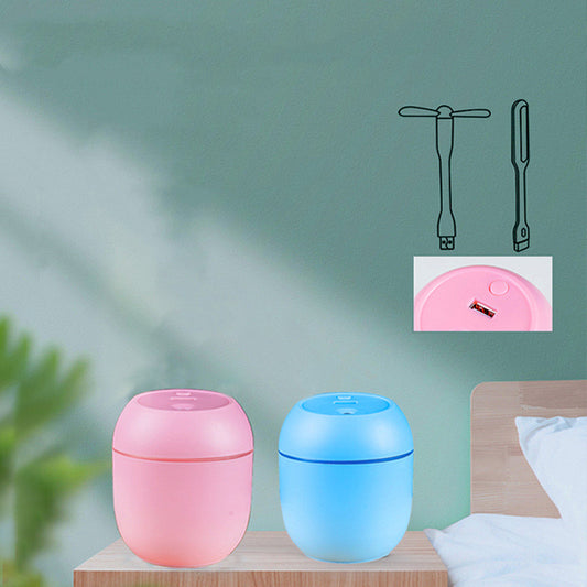 Kleiner, leiser Luftbefeuchter für Auto und Haushalt mit USB-Anschluss und großem Fassungsvermögen