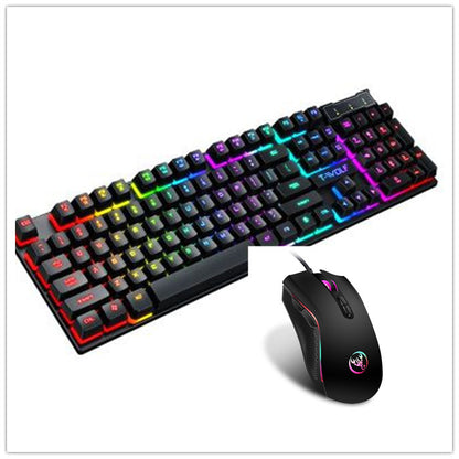 Gaming USB Leuchtende Kabelgebundene Tastatur Schwebender Manipulator 