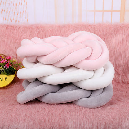 European Style Rectangular Seat Cushion Hand-Woven Sofa Cushion