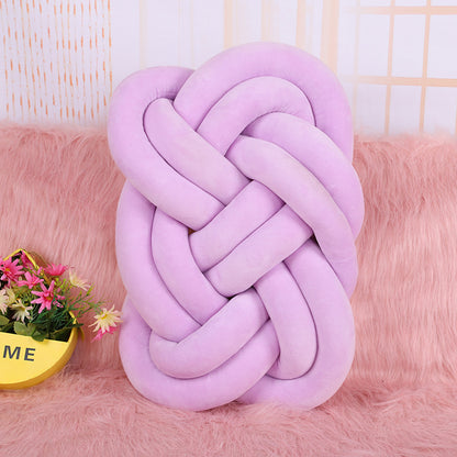 European Style Rectangular Seat Cushion Hand-Woven Sofa Cushion