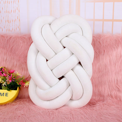 European Style Rectangular Seat Cushion Hand-Woven Sofa Cushion