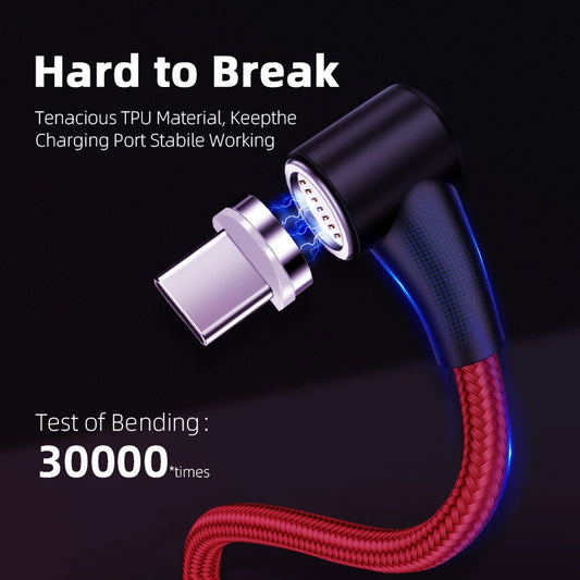 Kompatibel mit Apple, magnetisches USB-Kabel, Schnellladekabel, Micro-USB-Typ-C-Datenkabel, Magnetladegerät, Handykabel