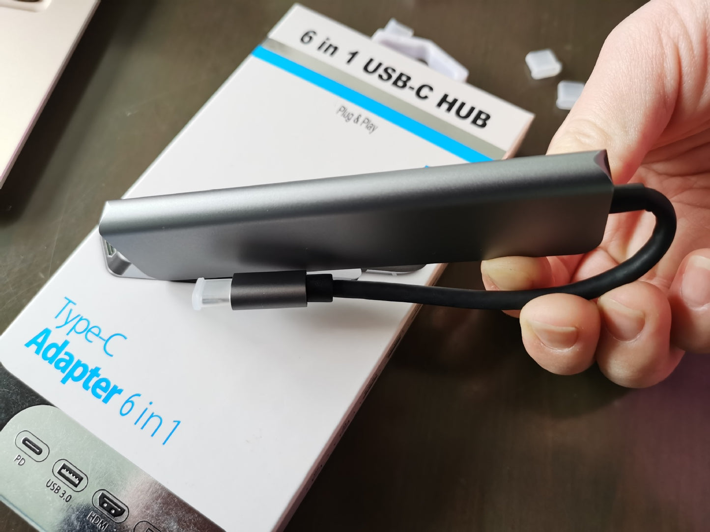 Multifunktions-Dockingstation 4k HD USB Notebook 6 in 1