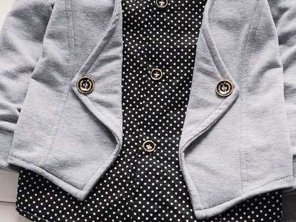 Neues Design Kleinkinder Jungen Freizeitanzug Set Jungen Kleidung Set Bedruckter Anzug Baby Jungen Kinderbekleidung Set