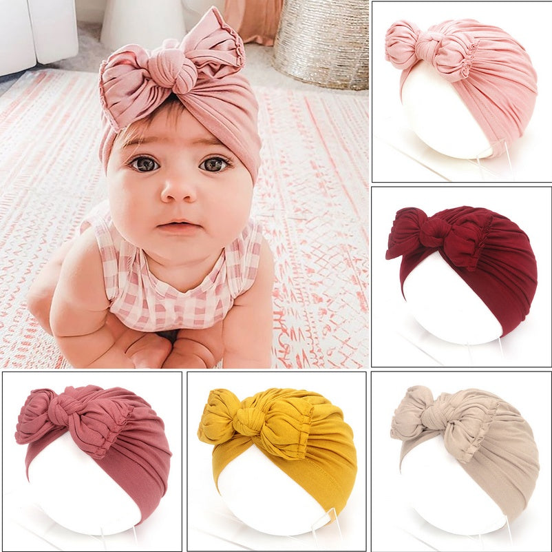 Niedliche Babymütze, weiche Babymütze für Neugeborene, Mädchenmütze, Turban, Kleinkindmütze, Kopftuch