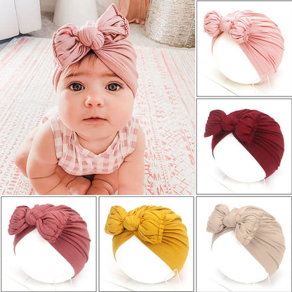 Niedliche Babymütze, weiche Babymütze für Neugeborene, Mädchenmütze, Turban, Kleinkindmütze, Kopftuch