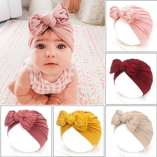 Niedliche Babymütze, weiche Babymütze für Neugeborene, Mädchenmütze, Turban, Kleinkindmütze, Kopftuch