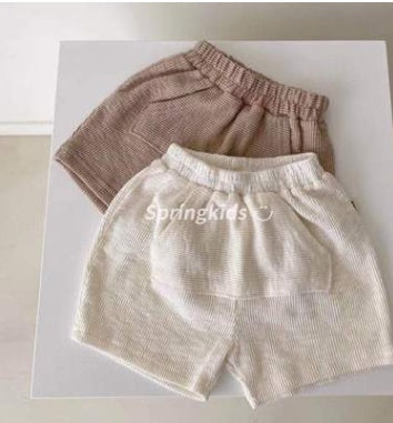 Kinderbekleidung T-Shirt Sommer Babykleidung Einfarbig Dreieckstasche Furz Baby Strampler - Locker Kurzarm Freizeit Kinderhose
