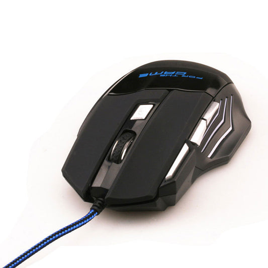 Bunte, leuchtende USB-Gaming-Maus mit 7 Tasten
