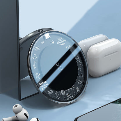 Kabelloses Ladegerät für Desktop-PCs und Mobiltelefone – Schnellladung