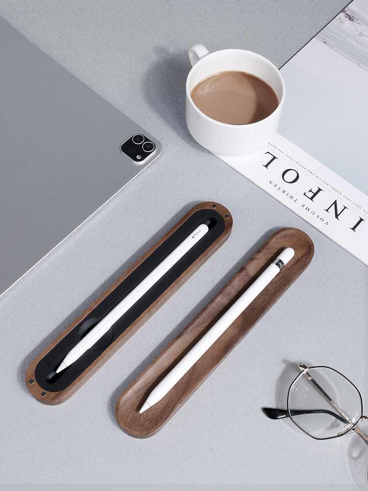 Kompatibel mit Apple, Lzl, geeignet für Stiftaufbewahrungsboxen aus Massivholz, Stiftbox für iPads und Tablets der zweiten Generation, Stifthülle für Huawei Stylus Mpencil Capacitor Pen, universelle Schutzhülle mit Stiftfach.