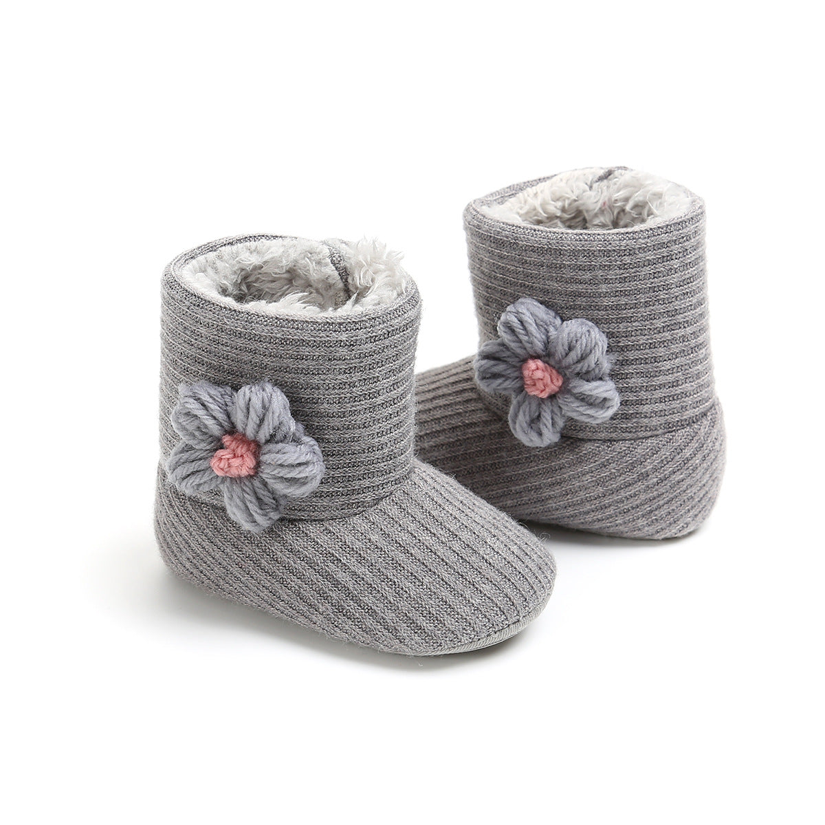 Sonnenblumen-Babyschuhe, warme Stiefel, Baumwollstiefel, Kleinkinderschuhe