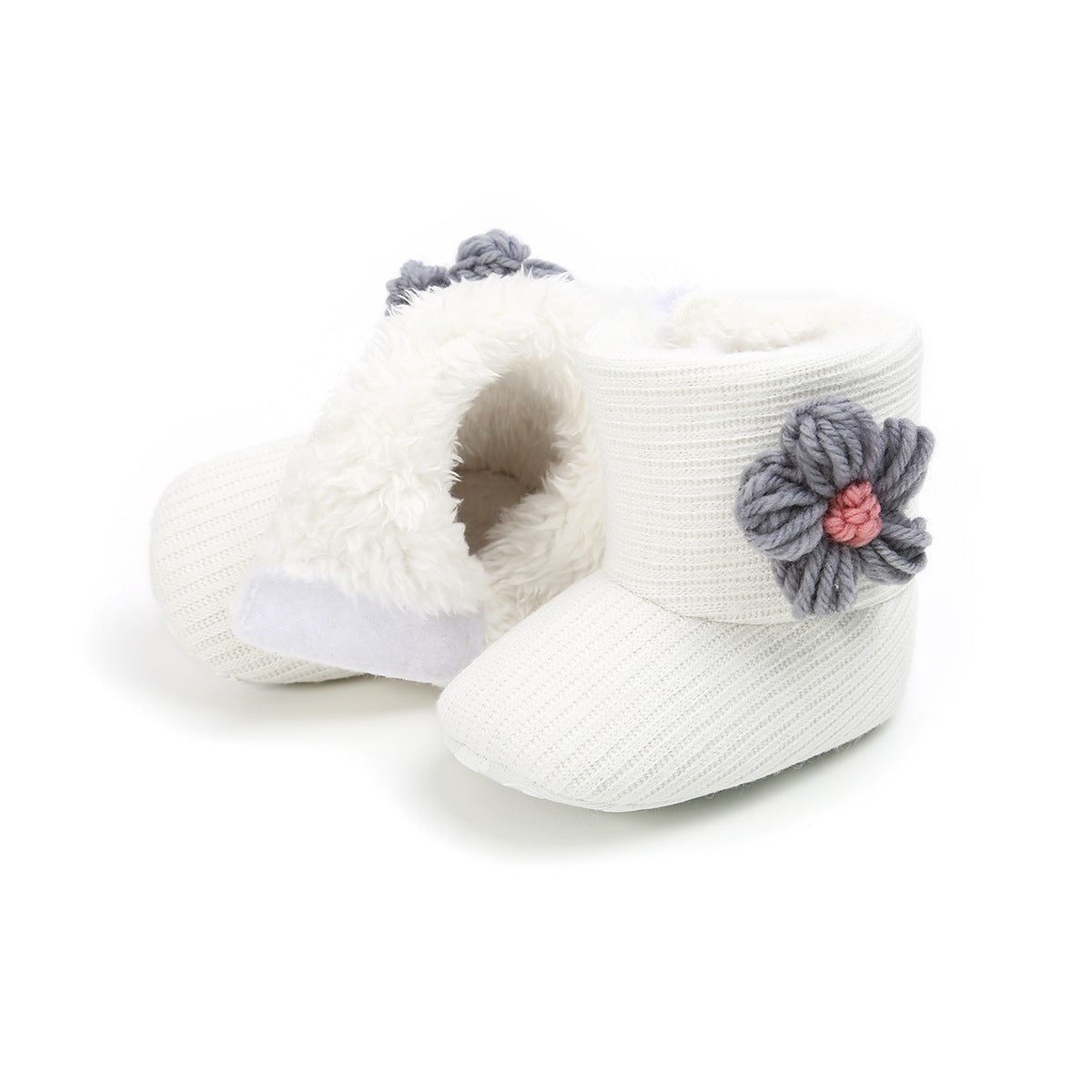 Sonnenblumen-Babyschuhe, warme Stiefel, Baumwollstiefel, Kleinkinderschuhe
