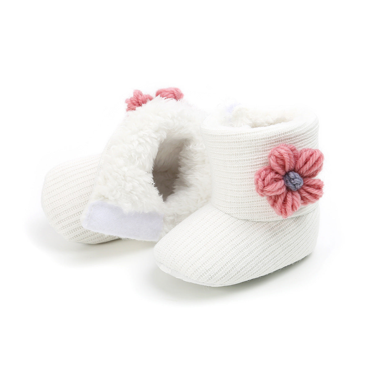 Sonnenblumen-Babyschuhe, warme Stiefel, Baumwollstiefel, Kleinkinderschuhe