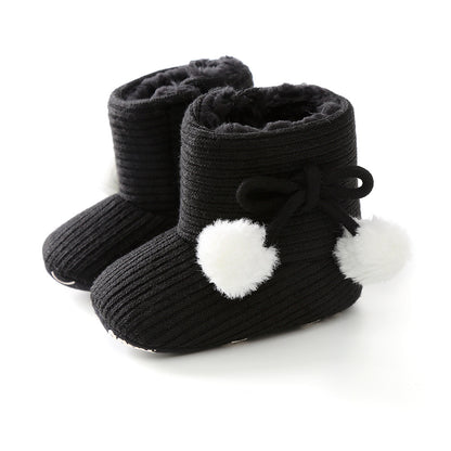 Sonnenblumen-Babyschuhe, warme Stiefel, Baumwollstiefel, Kleinkinderschuhe