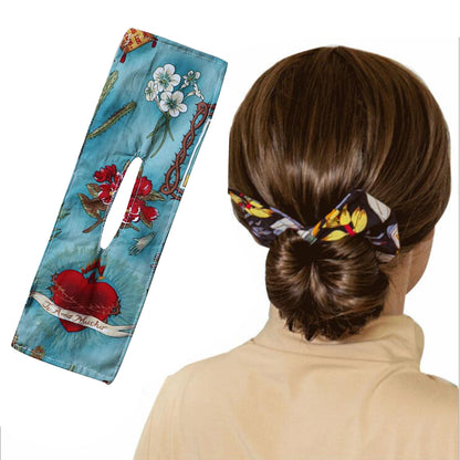 Der neue Deft Bun Draht-Schleifen-Haarbügeleisen-Druck-Magic-Clip-Twist-Haarbügeleisen-Haaraccessoires