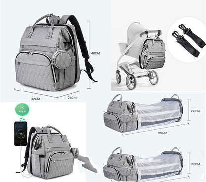 Umhängetasche für Mütter, große Kapazität, Mutter- und Babytasche