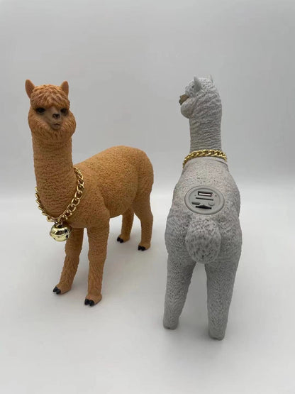 Tragbarer Bluetooth-Lautsprecher mit Cartoon-Alpaka-Funktion, FM-Radio, kabelloser Musik-Subwoofer, Soundbox für PC, Computer, Audio-Center