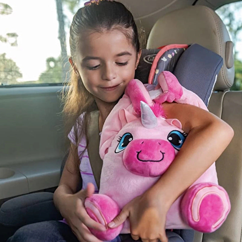 Animal Lunch Bag Portable Animal Lunch Bag Children Plush Lunch Bag With Rice Insulation Bag