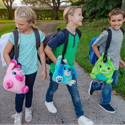 Animal Lunch Bag Portable Animal Lunch Bag Children Plush Lunch Bag With Rice Insulation Bag