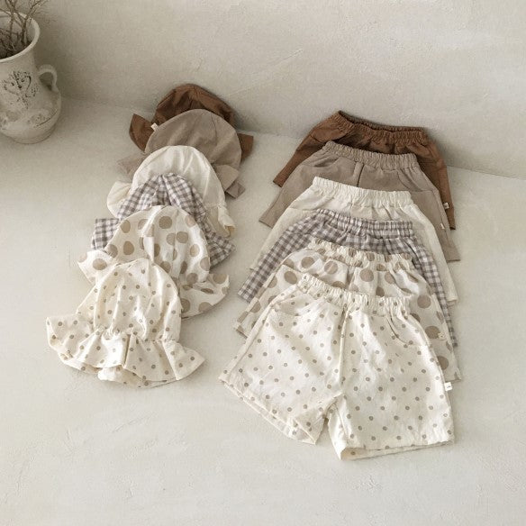Sommerliche Babykleidung: Lässige Shorts aus Baumwolle und Leinen für Babys – dünn und bequem