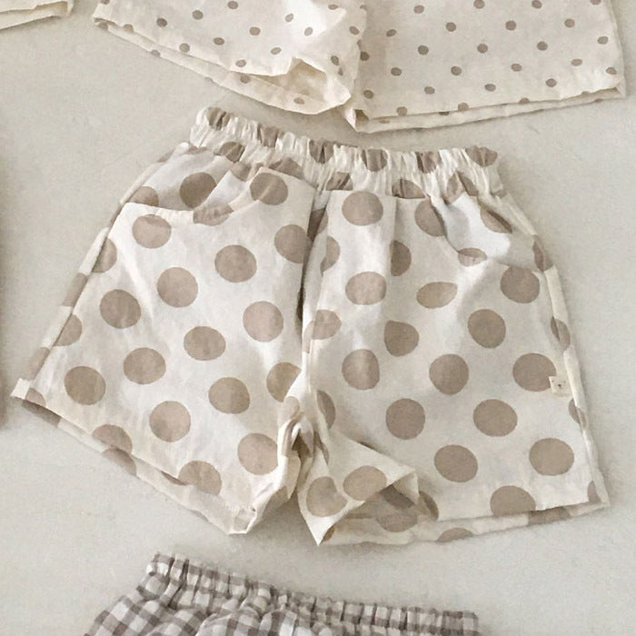 Sommerliche Babykleidung: Lässige Shorts aus Baumwolle und Leinen für Babys – dünn und bequem