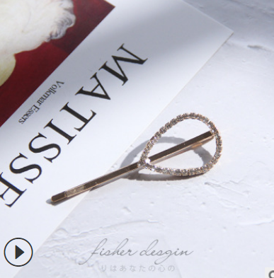 Rhinestone hair clip