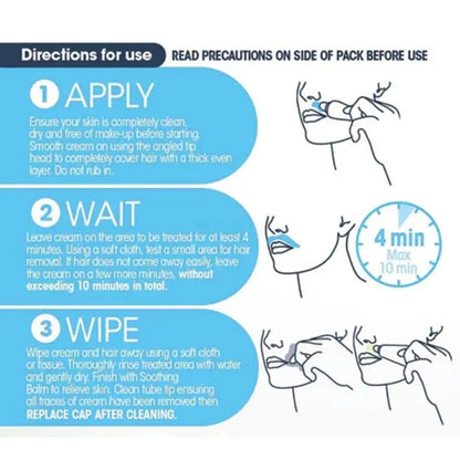 Women's Lip Depilatory Cream Remove Lip Hair Remove Moustache Ice Feeling Comfortable Depilatory Cream