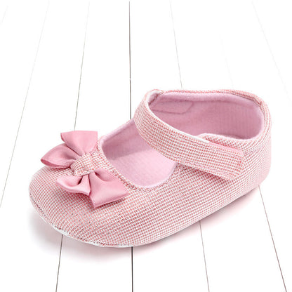 Prinzessinnenschuhe mit Schleife, Babyschuhe