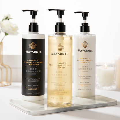 Cuzin Aminosäure-Dreiteiler Shampoo, Spülung und Duschgel