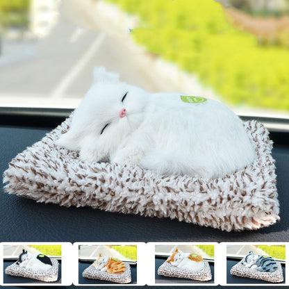 Simulation kitty doll ornaments