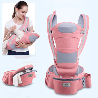 Ergonomische Babytrage, 3-in-1-Hüftsitztrage, ergonomische Känguru-Tragehilfe, Tragetuch für Babys, Babytragetuch mit Blickrichtung nach vorne