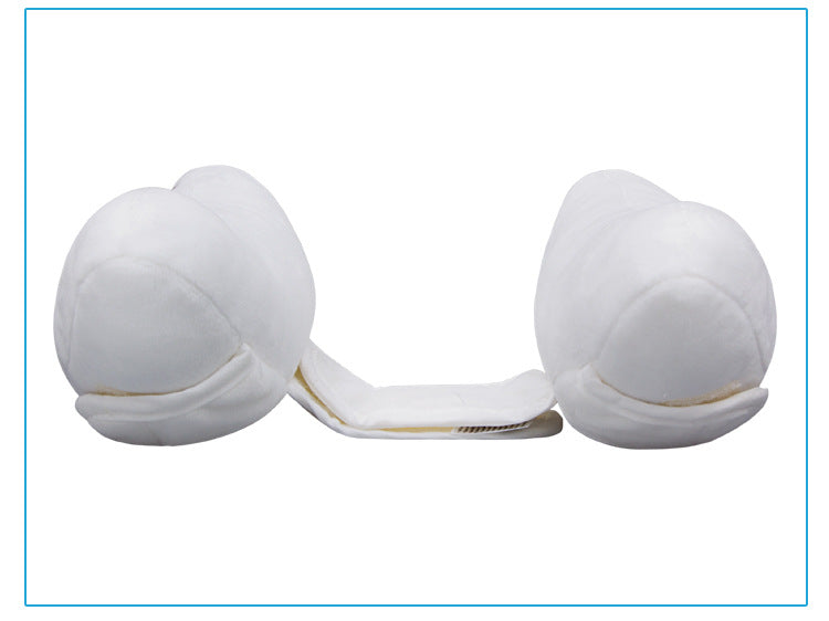 Kissen in Form eines Babykopfes, Bananenkissen