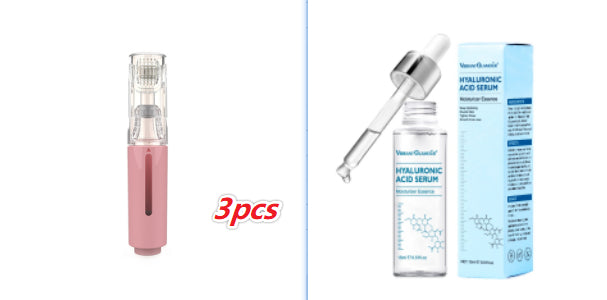 3-in-1-Lippenpflege-Roller, Nadelroller, Lippenroller, Bartwuchs-Roller, Barthaarwuchs-Roller, Bartbehandlungs- und Serum-Applikator