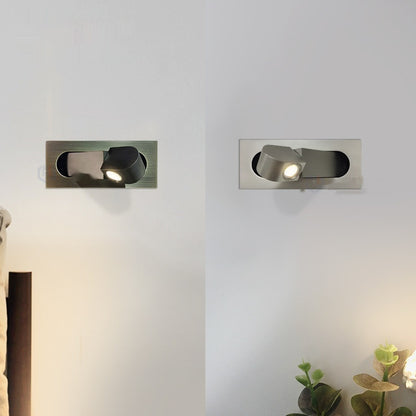 LED-Wandleuchte, schlichtes Design, Schlafzimmer-/Schlafzimmer-/Leselampe, drehbar