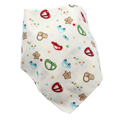 Baby-Lätzchen, wasserdicht, dreieckig, aus Baumwolle, mit Cartoon-Motiv, Baby-Bandana-Lätzchen, Sabberlätzchen für Neugeborene, saugfähiges Tuch
