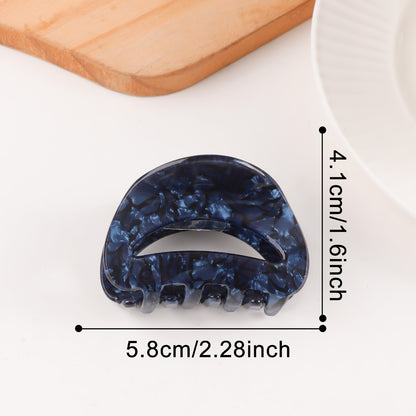 Retro-Haarspange mit Farbverlauf und Haifischmotiv