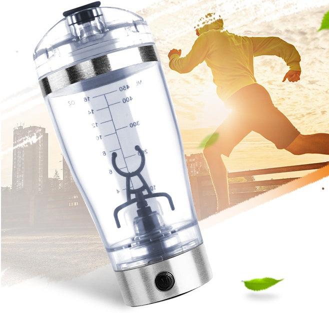 Elektrischer Protein-Shaker mit USB-Anschluss, Milch- und Kaffeemixer, Wasserkocher, Sport- und Fitness-Ladegerät