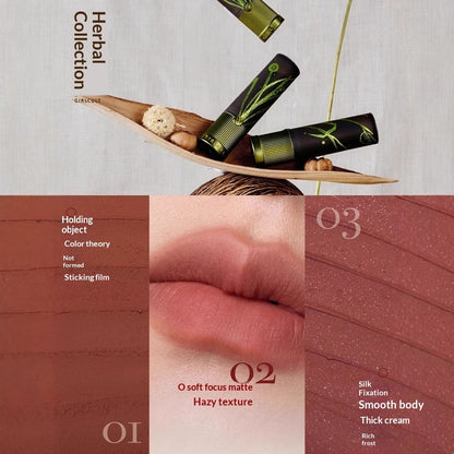 Matter, natürlicher europäischer und amerikanischer brauner Lippenstift für helle Nude-Lippen