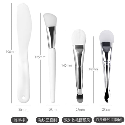 5-teiliges Gesichtsmasken-Set mit Mischschale, Hautpflege-Werkzeugset für Mädchen, Beauty-Zubehör für Frauen, Make-up-Produkte