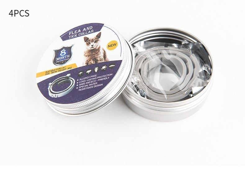 Anti-Mücken-Halsband für Haustiere, Katzen und Hunde, verstellbar, Insektenschutzhalsband, Haustierbedarf