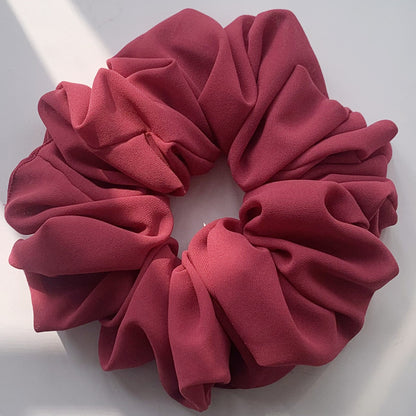 Großer Kopfstrauß aus Chiffon, Dickdarmring, Haarring