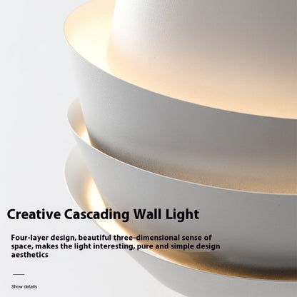 Wandleuchte mit Tannenzapfenmotiv, Nachttischlampe, Flur-Dekorationswandleuchte